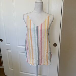 LOFT Multicolor Striped Camisole